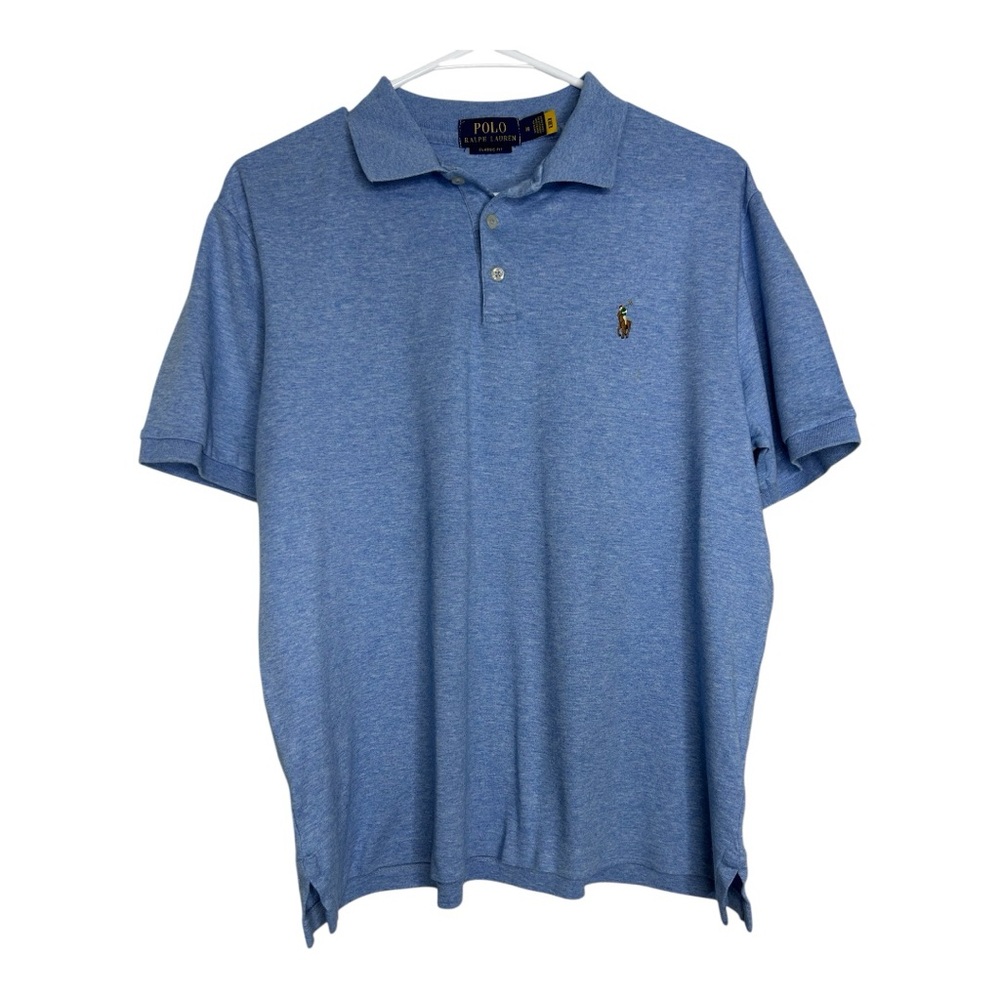 Ralph Lauren Classic Blue Polo Shirt for Men